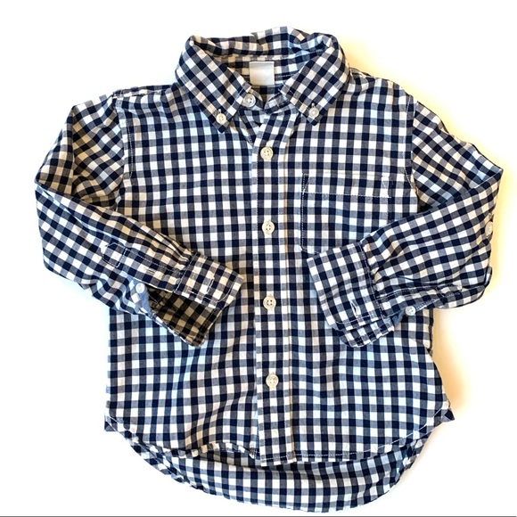 GAP Other - GAP Toddler Boy Gingham Button Down Shirt